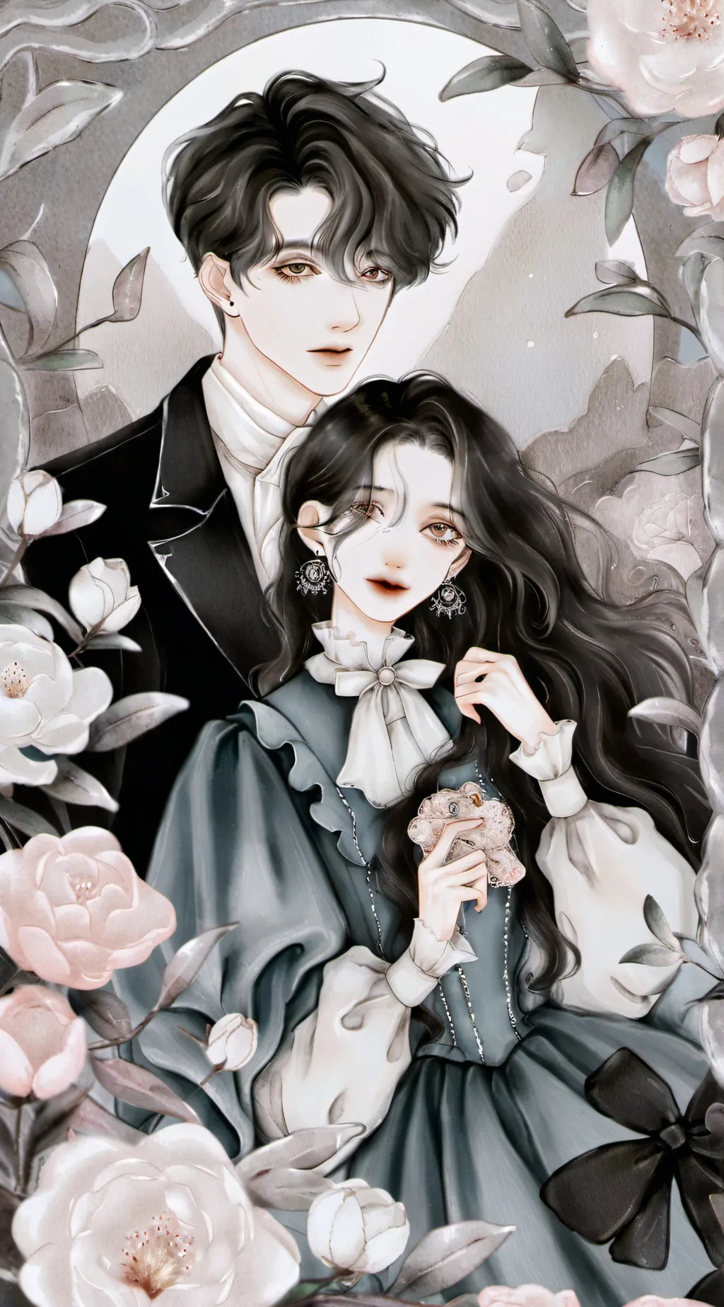 ai character: Kendrick& Jennifer background