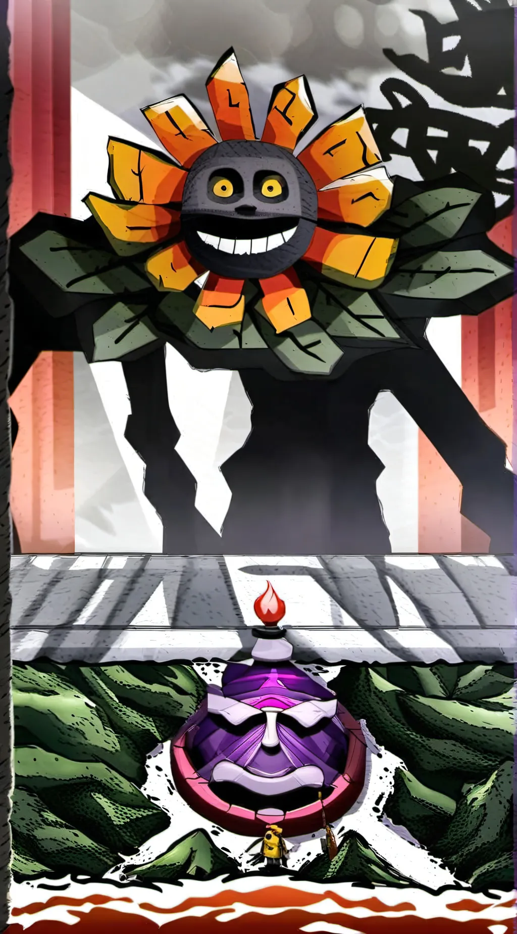 ai character: omega flowey background