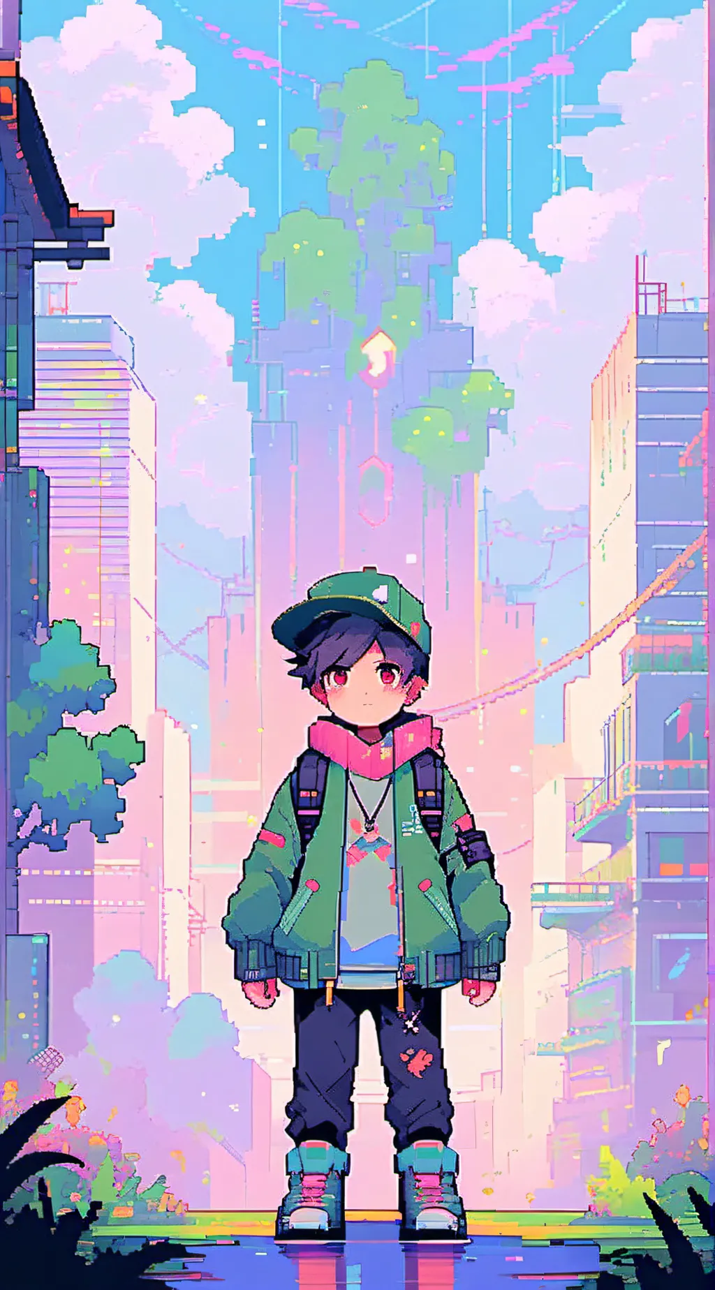 ai character: that one kid background