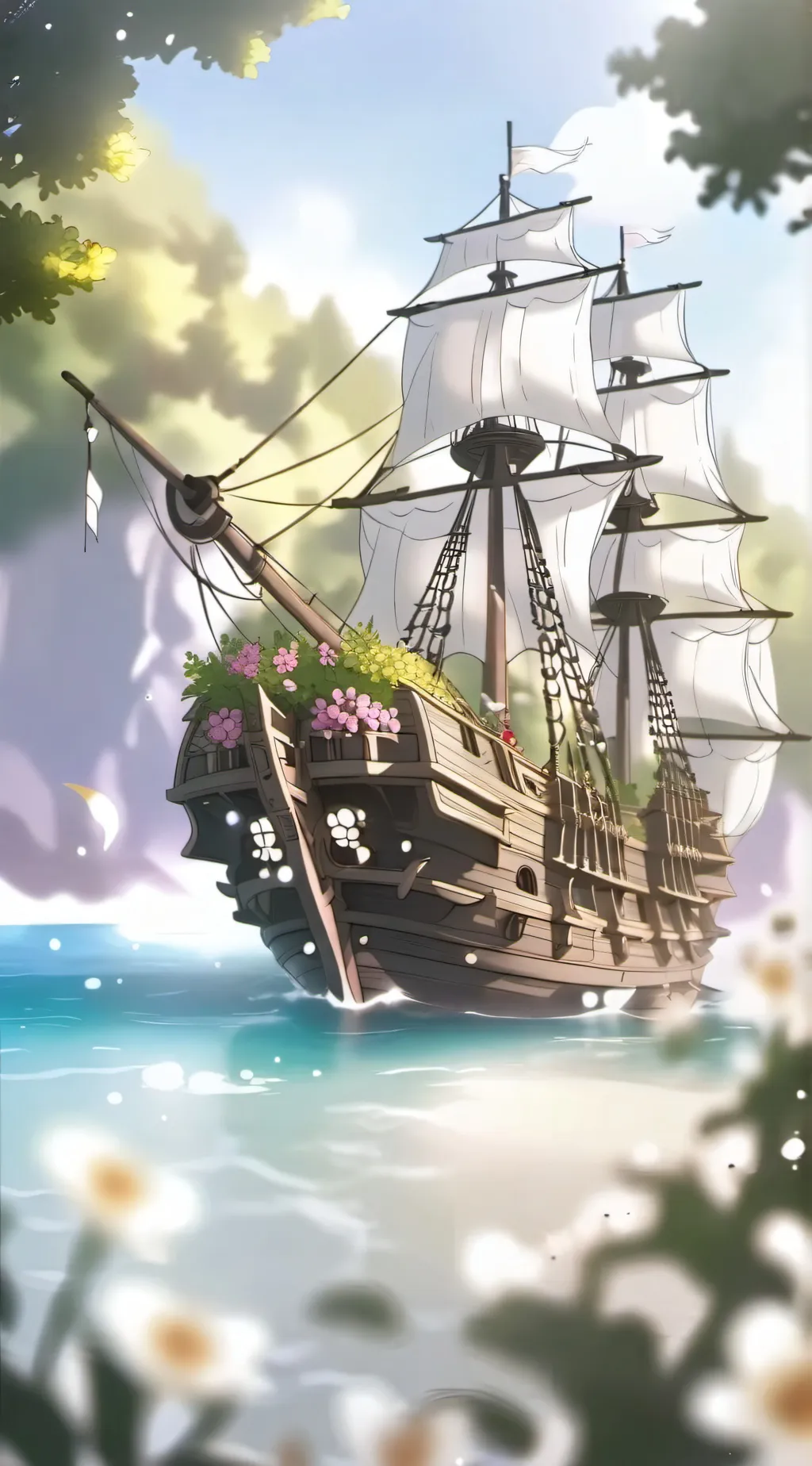 ai character: The straw hats background