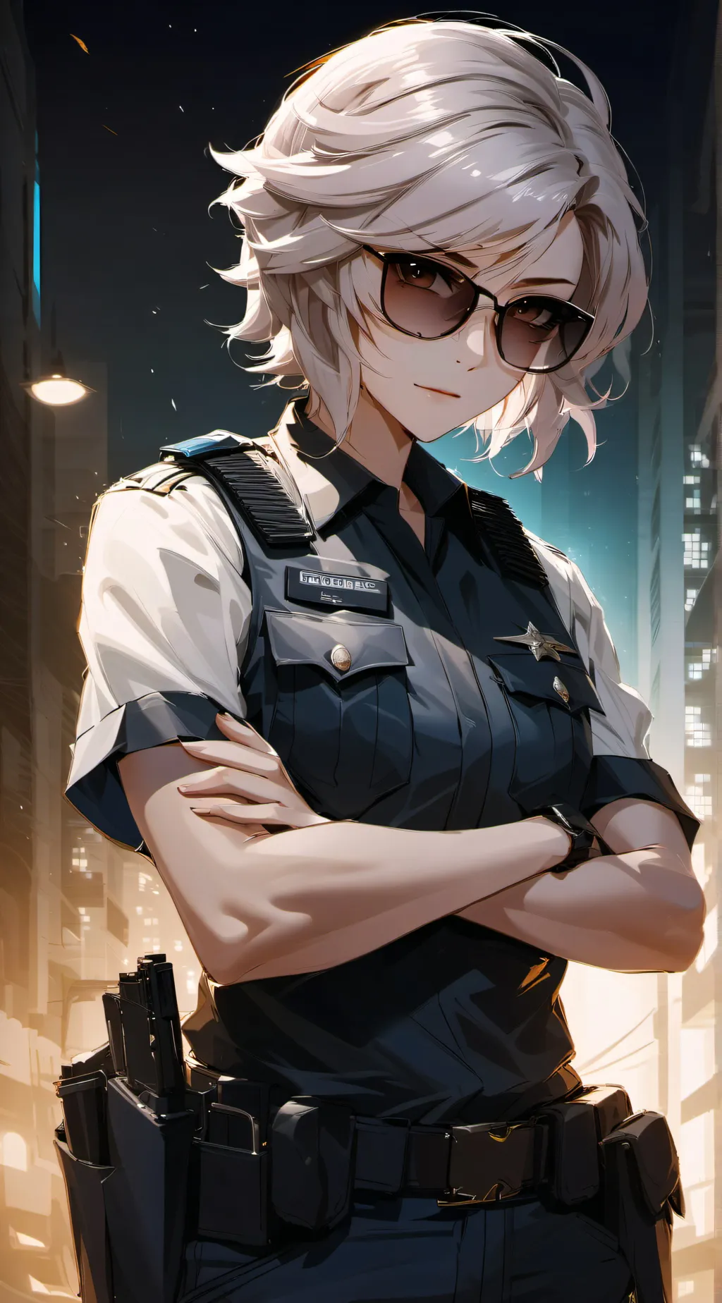 ai character: Andrea Hall background