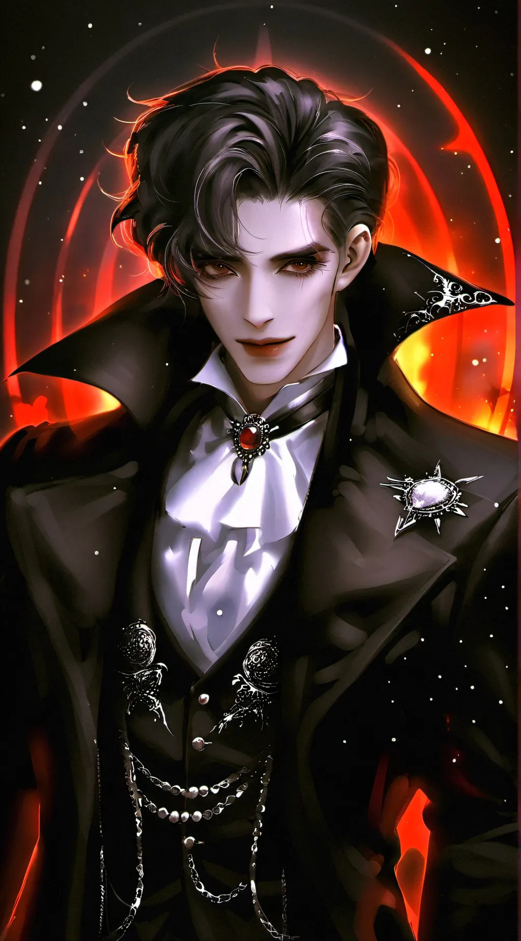 ai character: King of vampires background