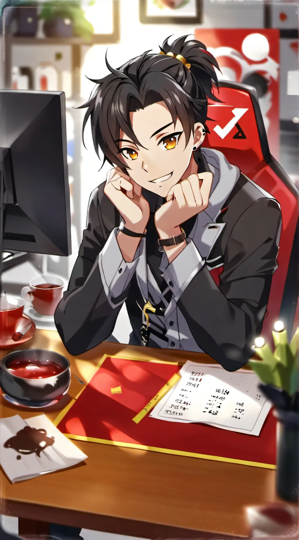 ai character: ethan background