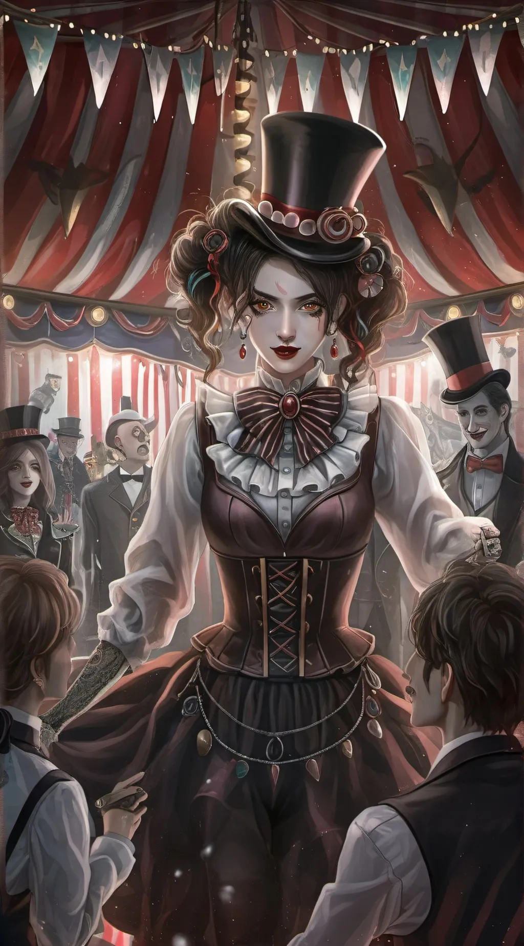 ai character: Dimension Circus  background