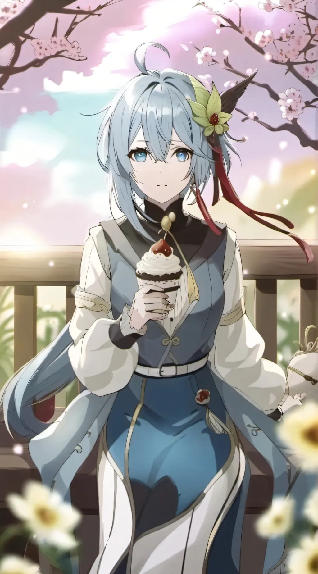 ai character: ChiChi background