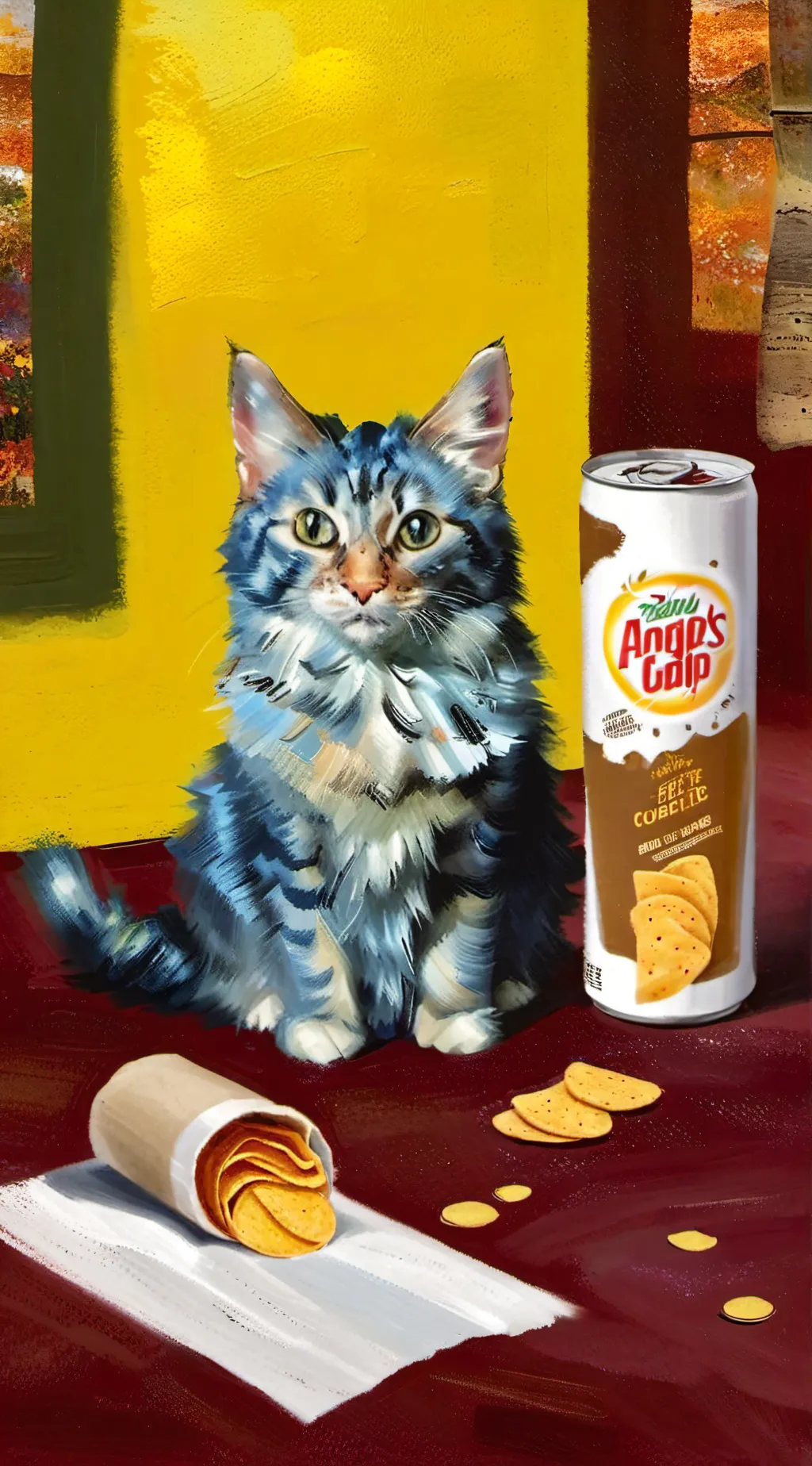 ai character: kitty background