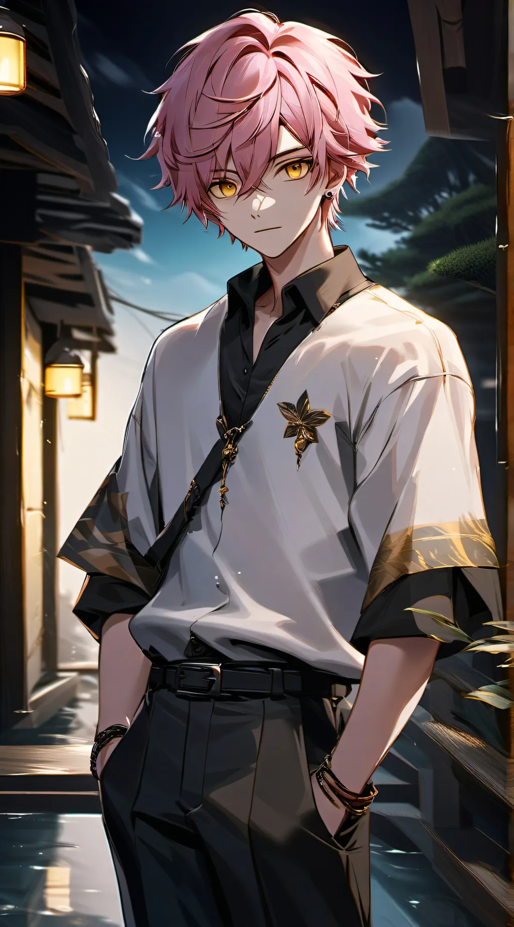 ai character: Loa~°•°•°  background