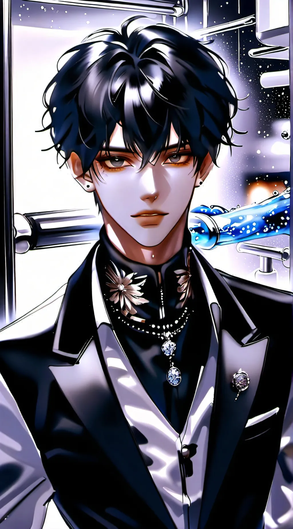 ai character: ? background