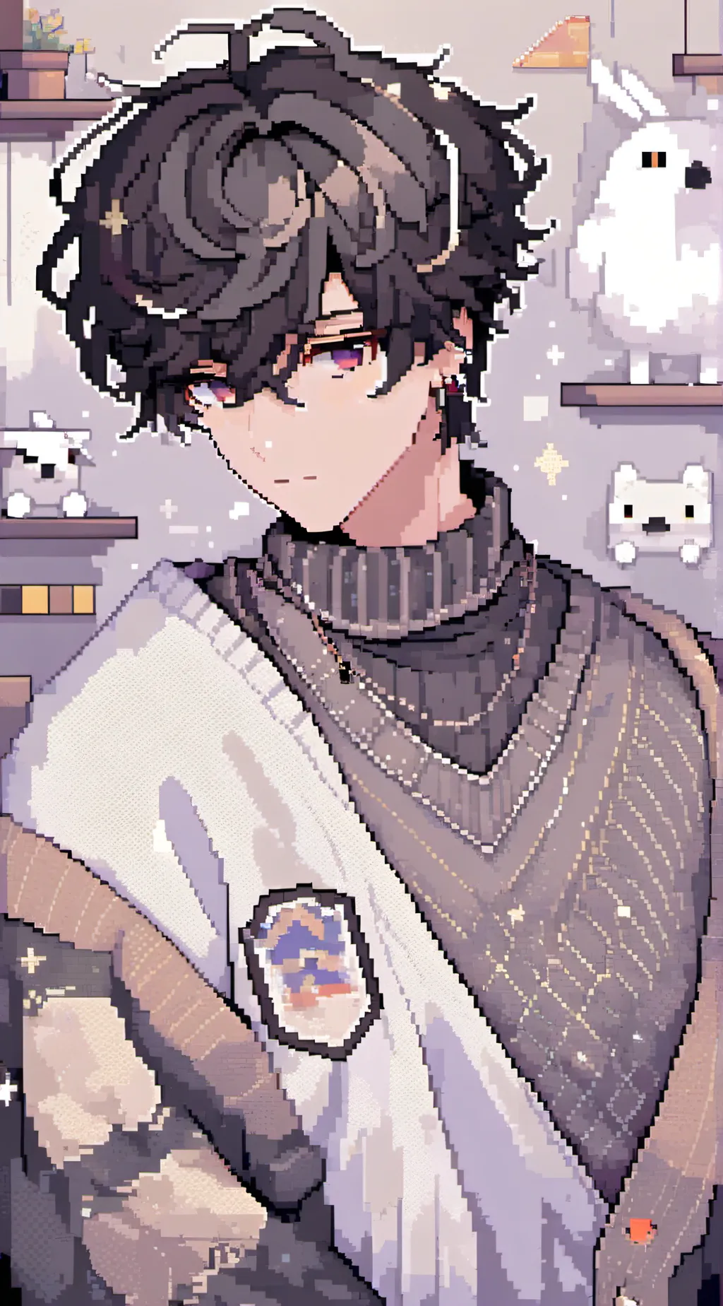 ai character: Michael part 2💀✨ background