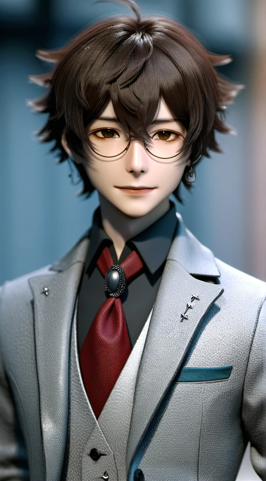 ai character: BSD MEMES background