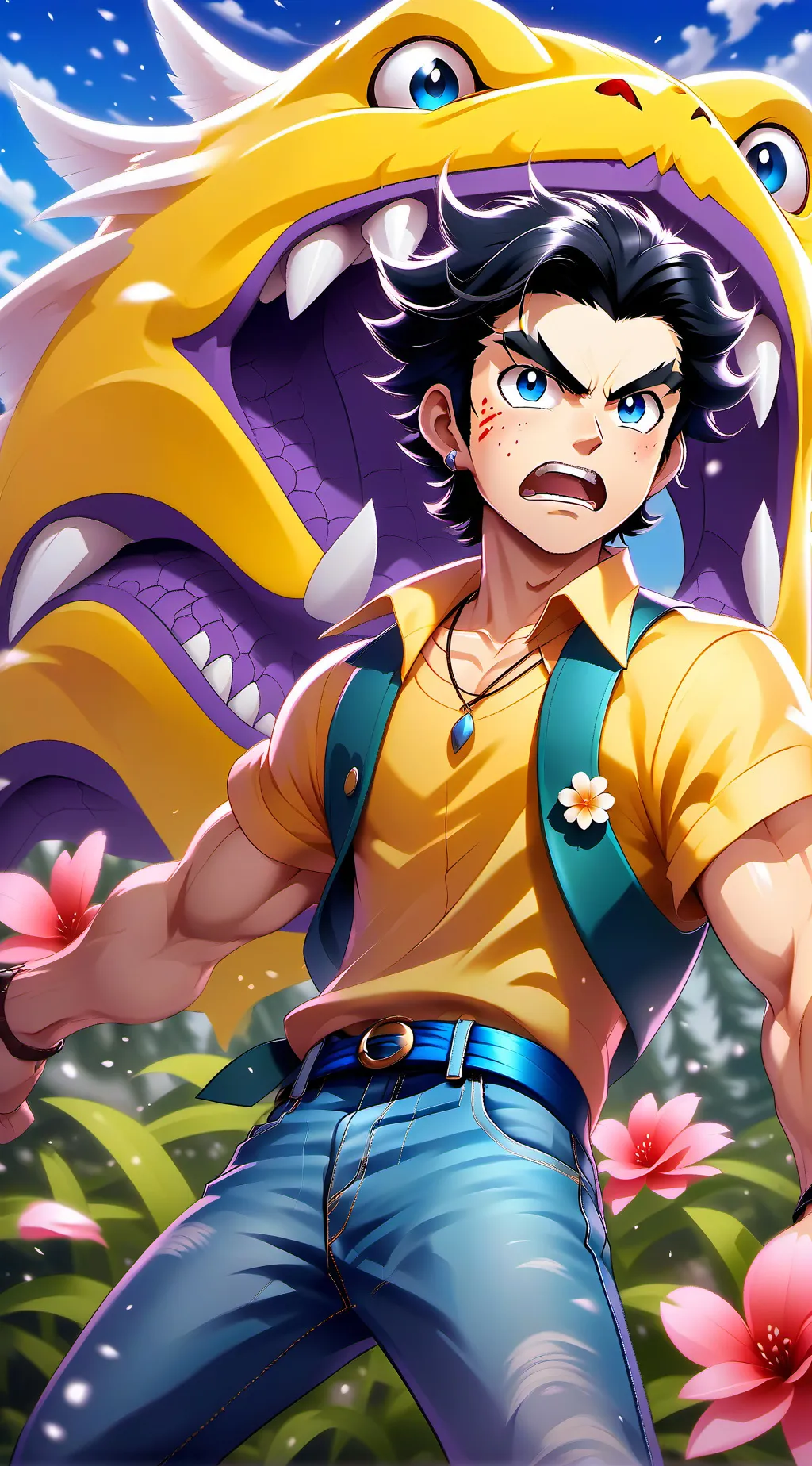 ai character: Menly  background