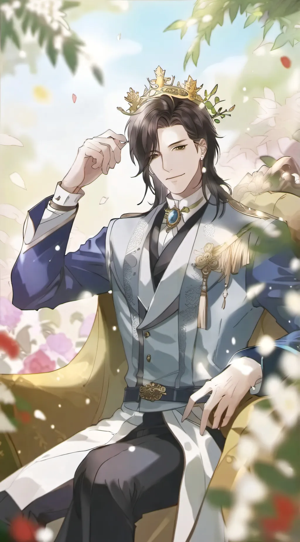 ai character: King Rocco. background