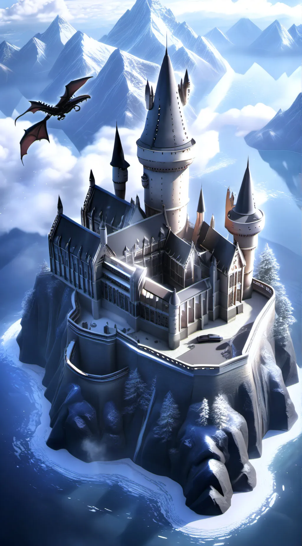 ai character: Hogwarts background
