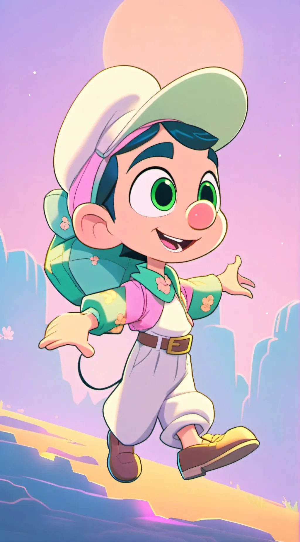 ai character: brofjdjdk background