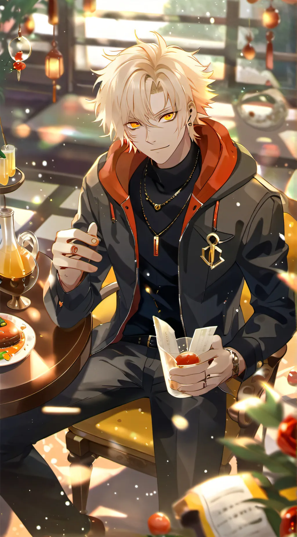 ai character: Leo background