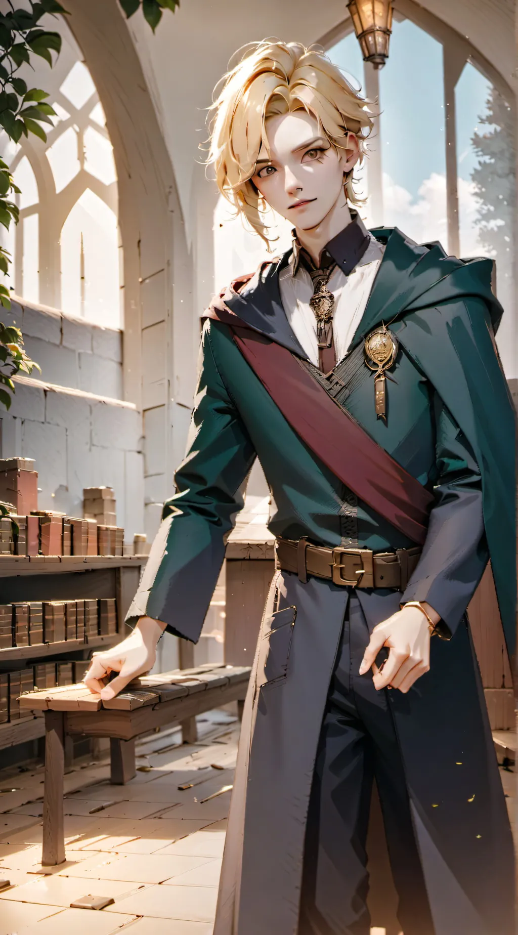 ai character: draco malfoy background