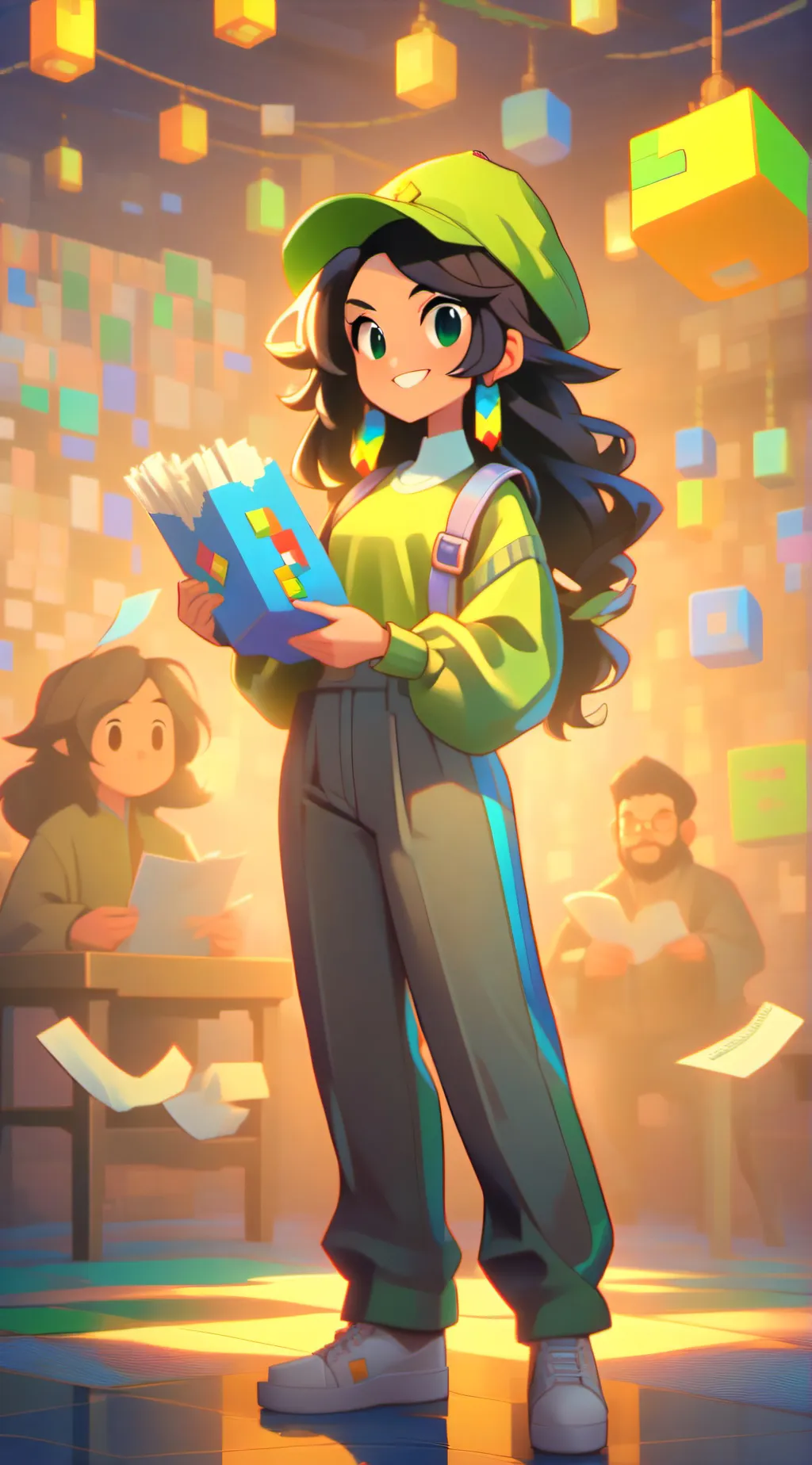 ai character: Emily (my fpe oc~) background