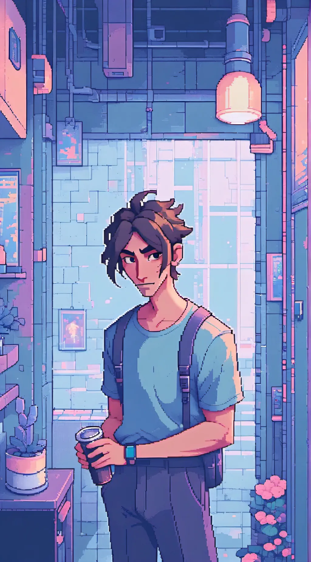 ai character: Ken or kenji background