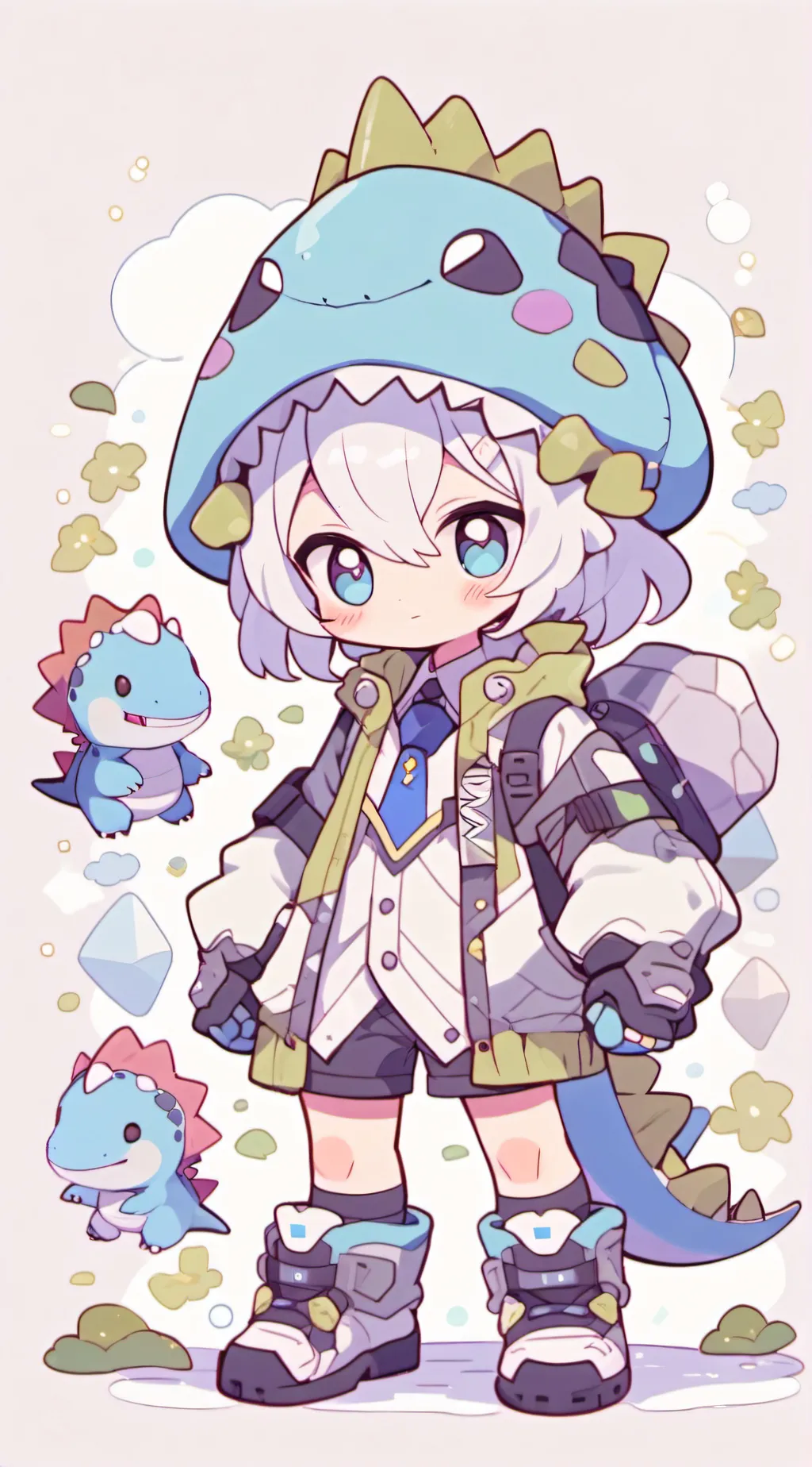 ai character: Quimic background