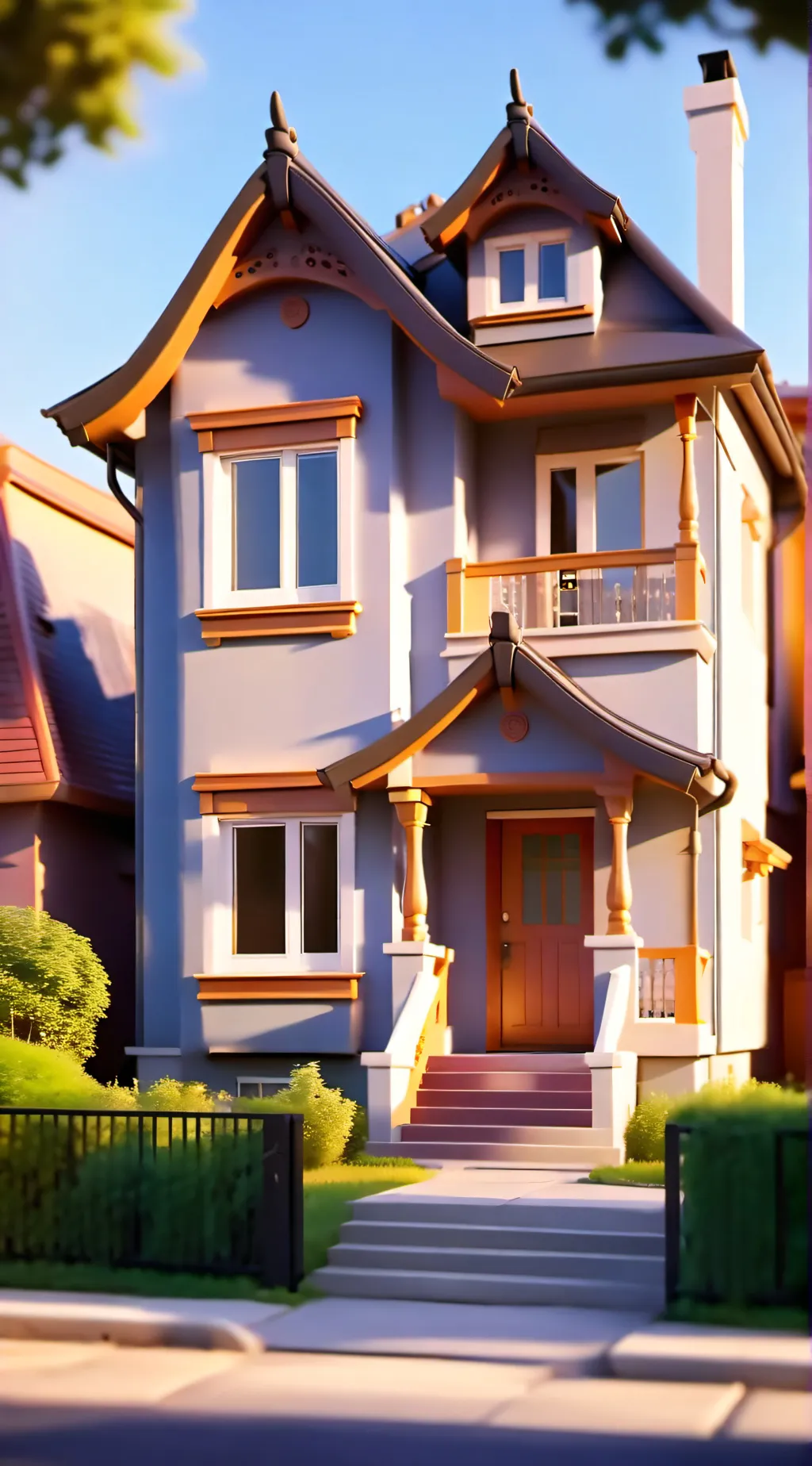 ai character: Bakugo atyourhouse background