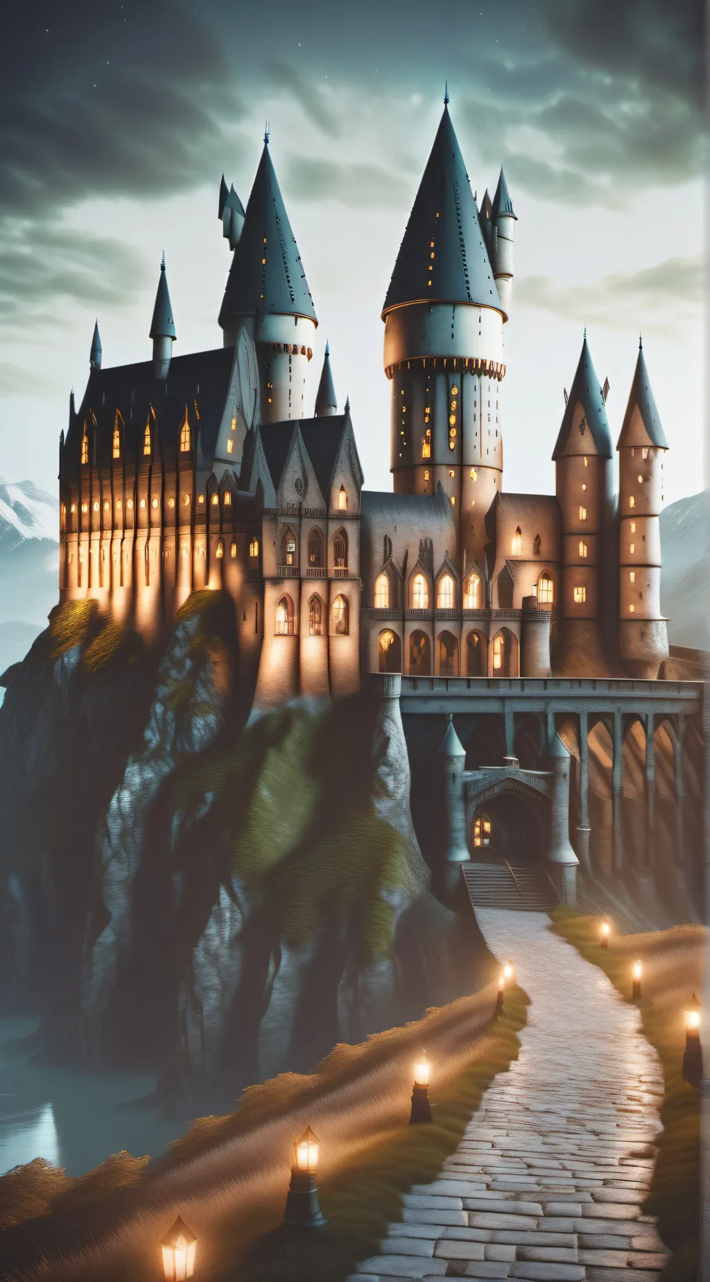 ai character: HARRY HERMIONE  background