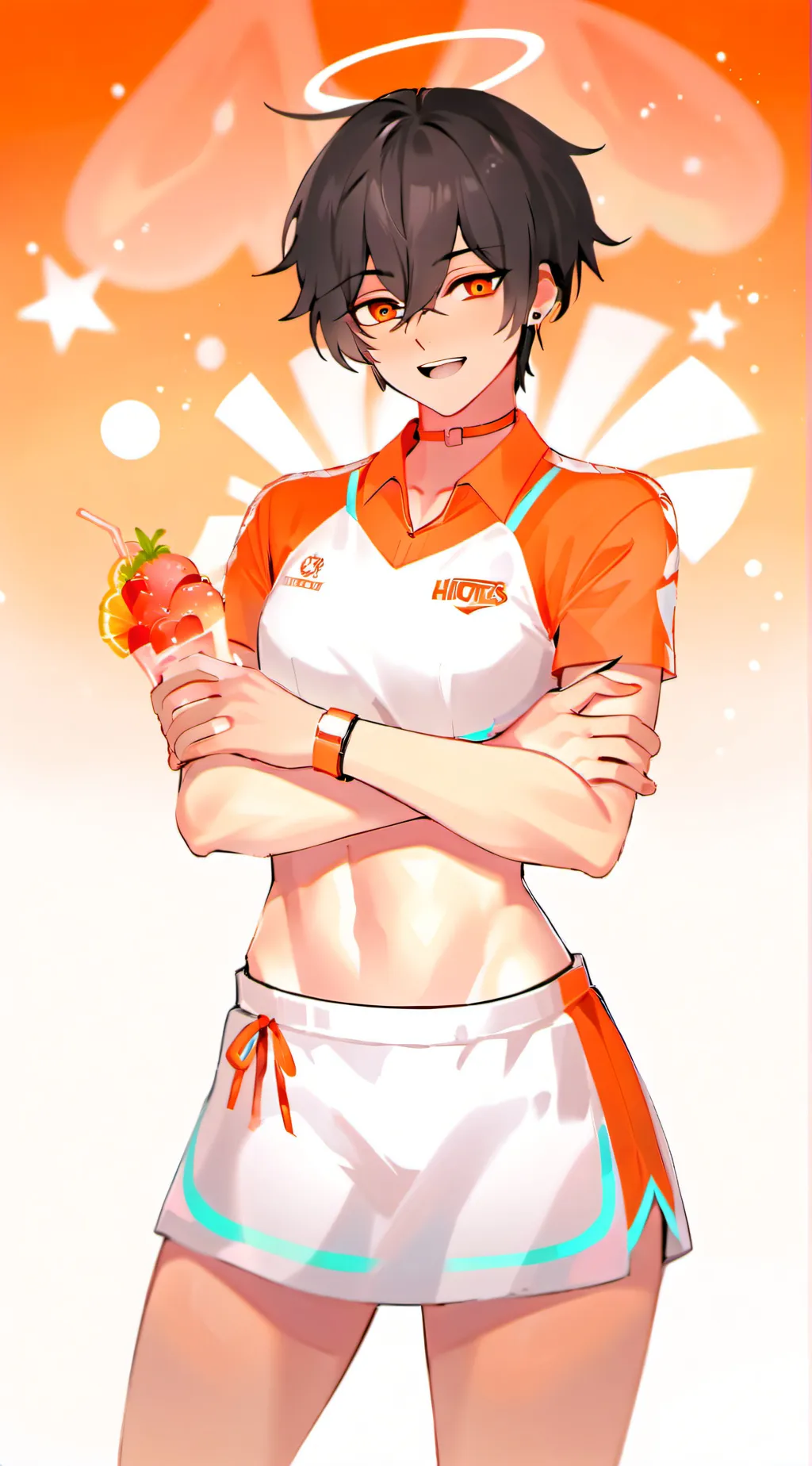 ai character: Ashley background