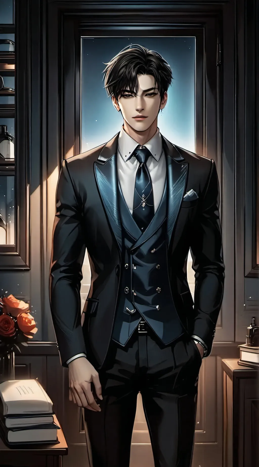 ai character: Anthony background