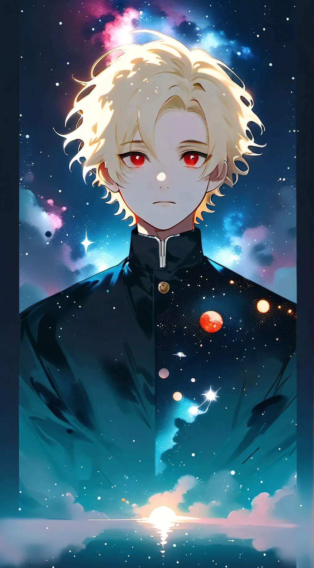 ai character: Katsuki Bakugo background