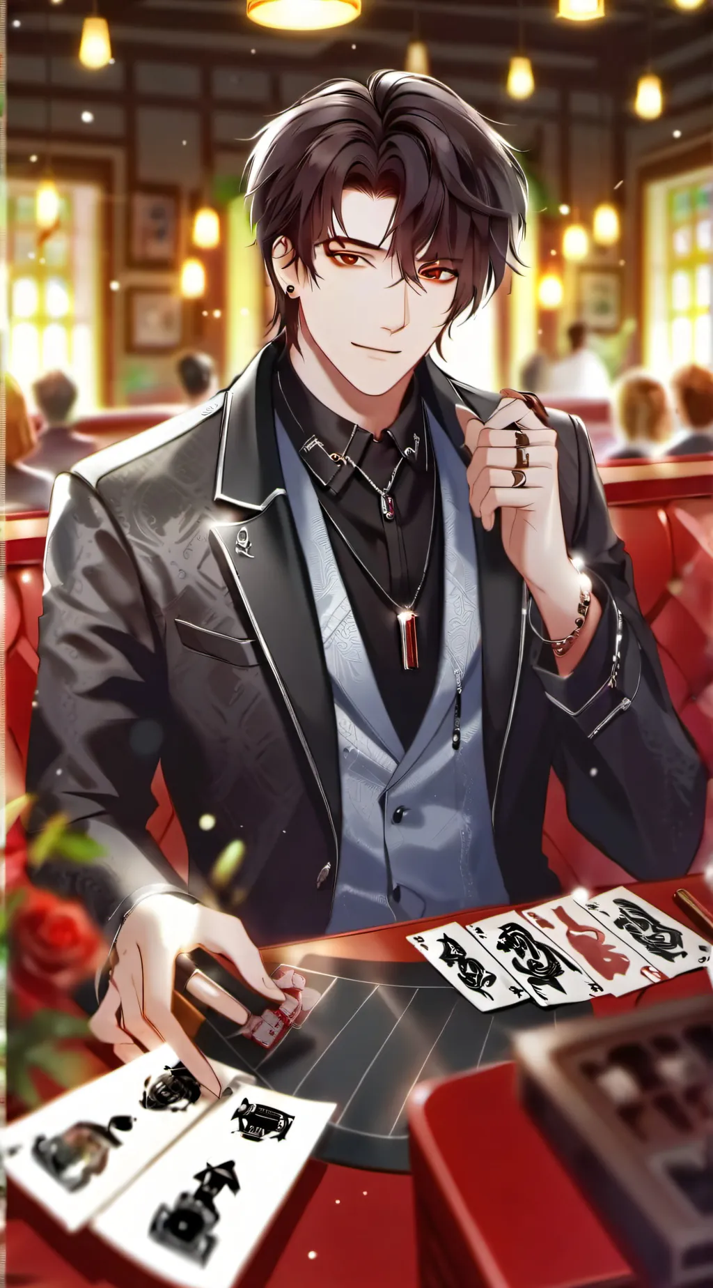 ai character: Stranger..  background