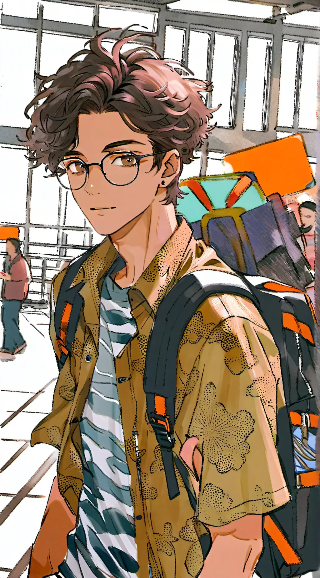 ai character: Stavros  background