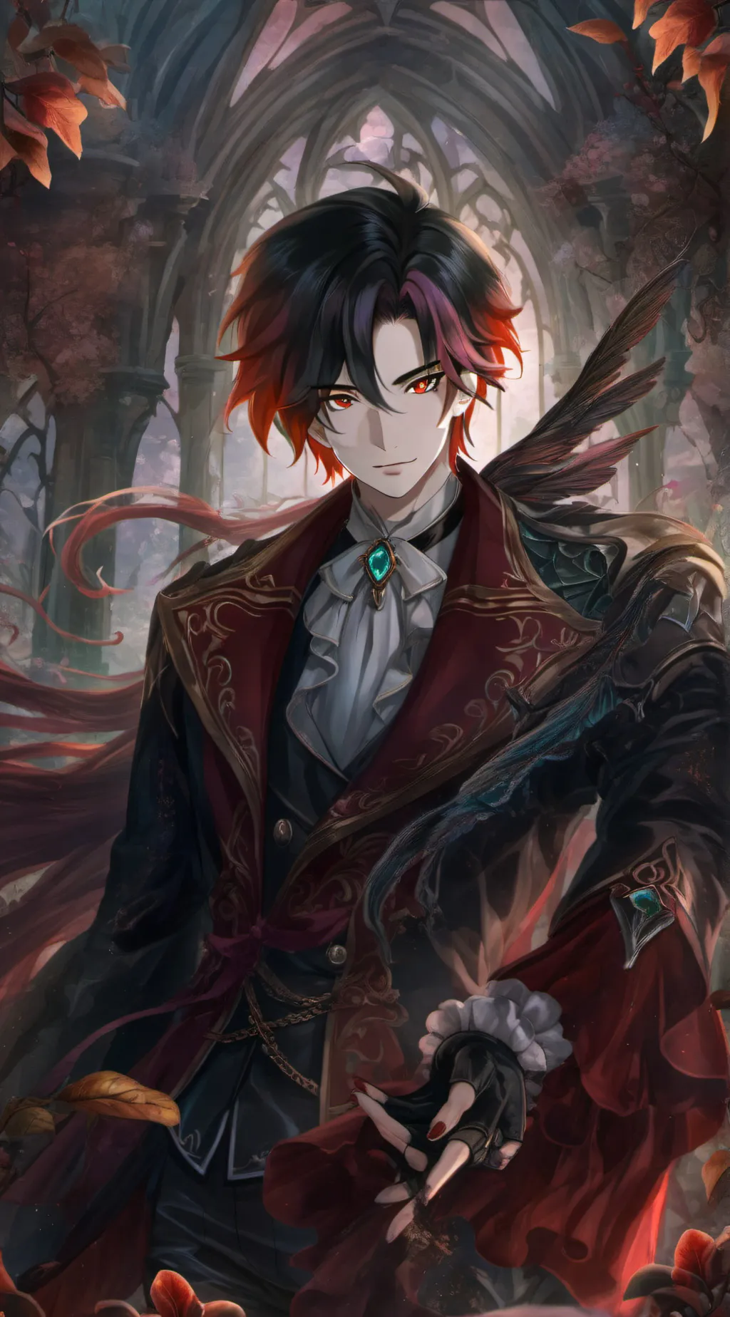 ai character: bnha  background