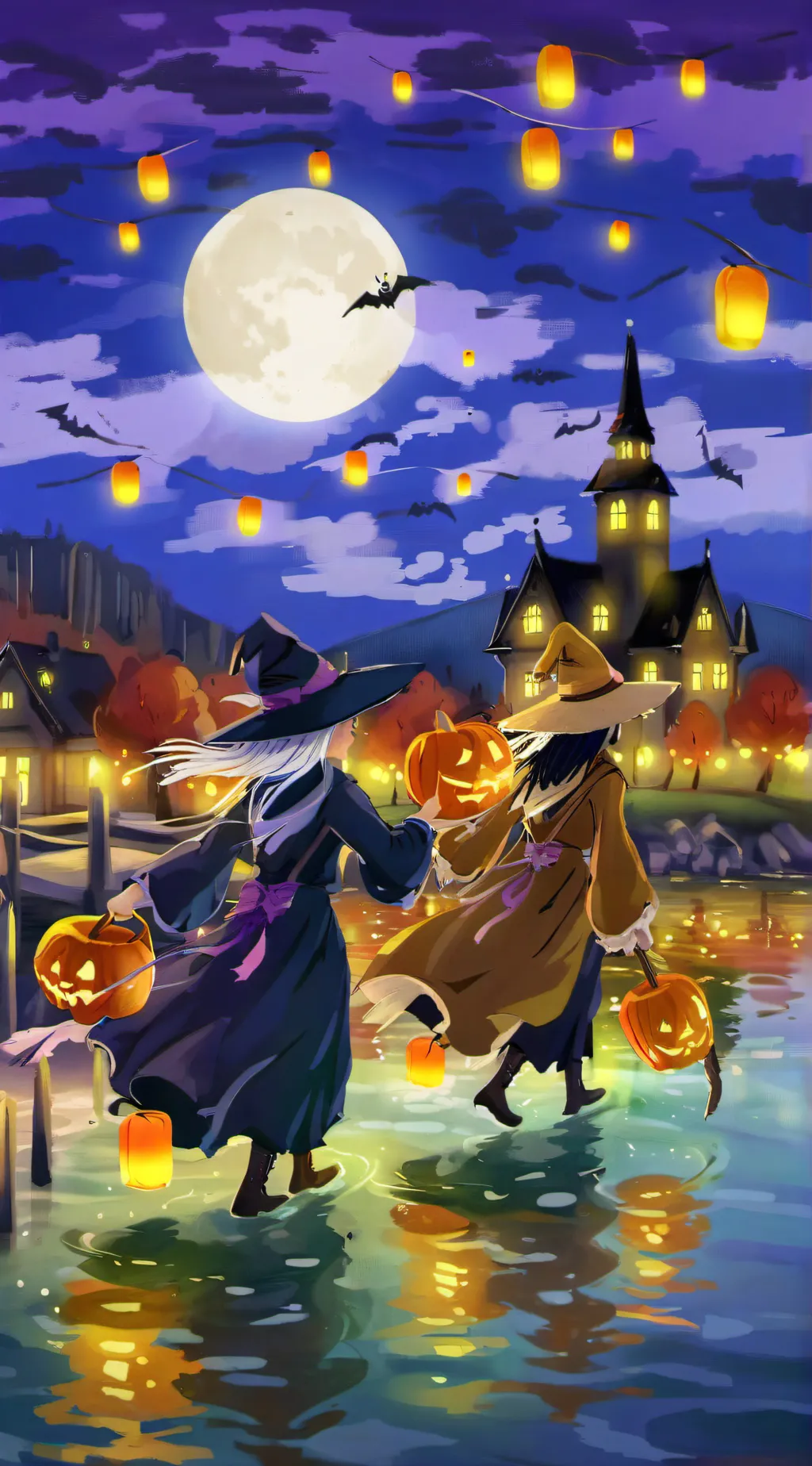 ai character: FPE Halloween! 🎃👻🍬 background