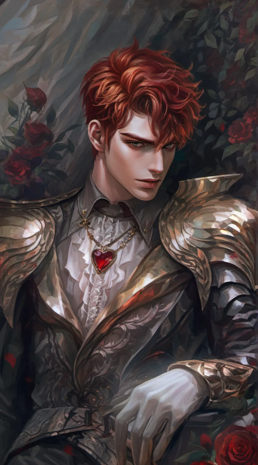 ai character: King of Hearts background