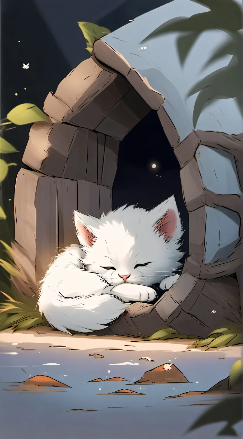 ai character: Kitten! background