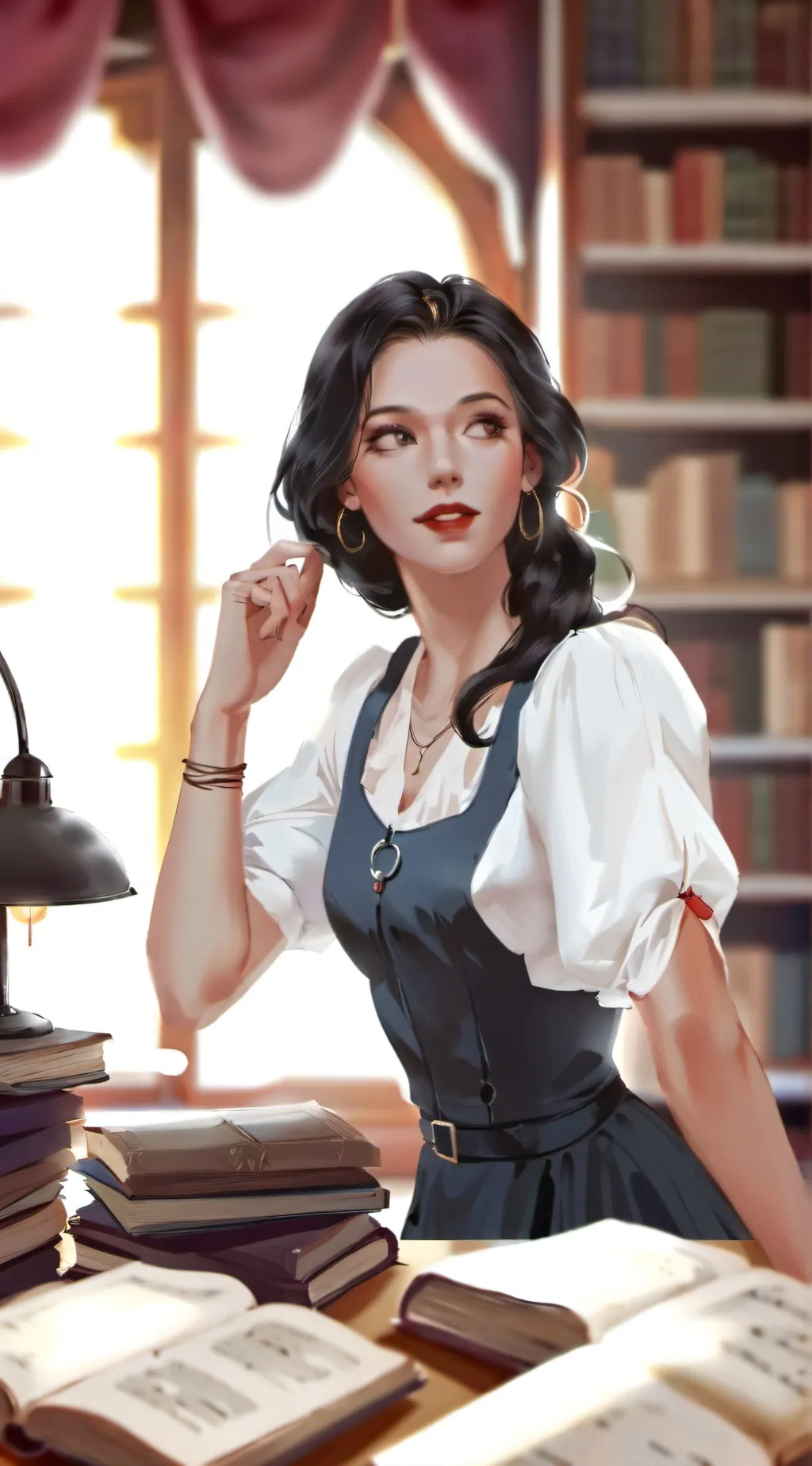 ai character: postman vs train background