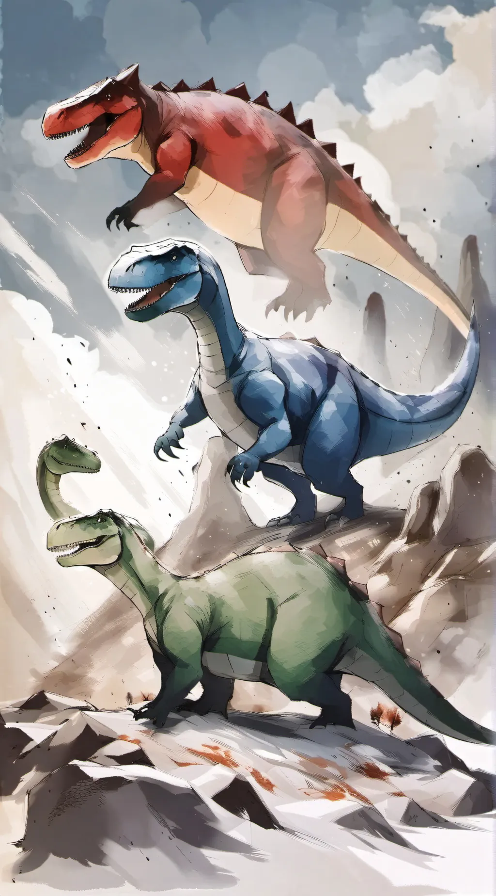 ai character: Quicks, spots, boo background