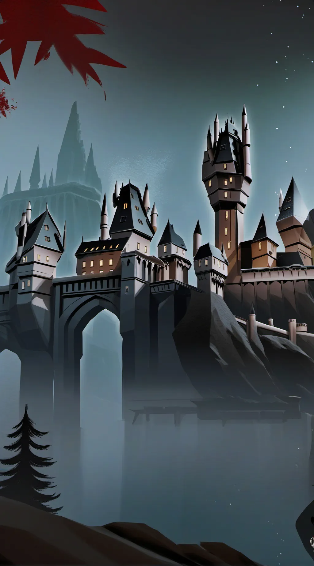 ai character: HOGWARTS background
