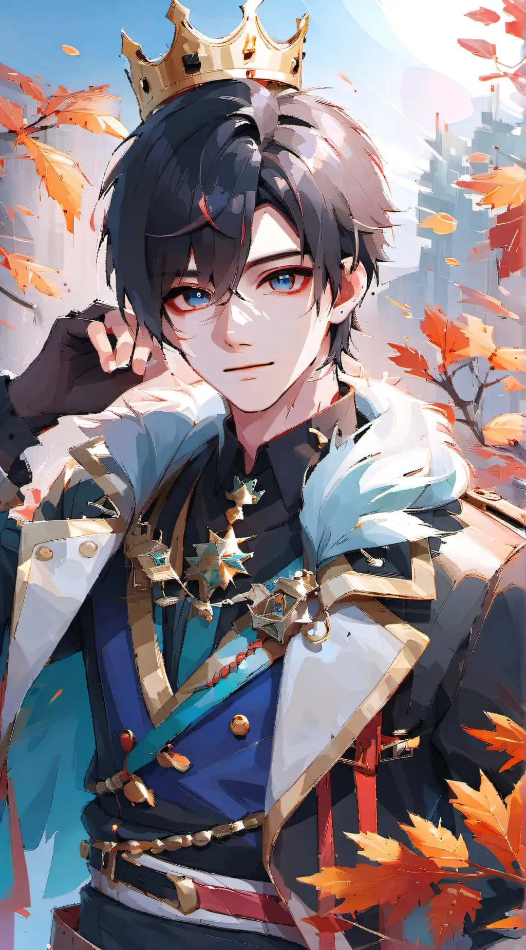 ai character: Garret  background