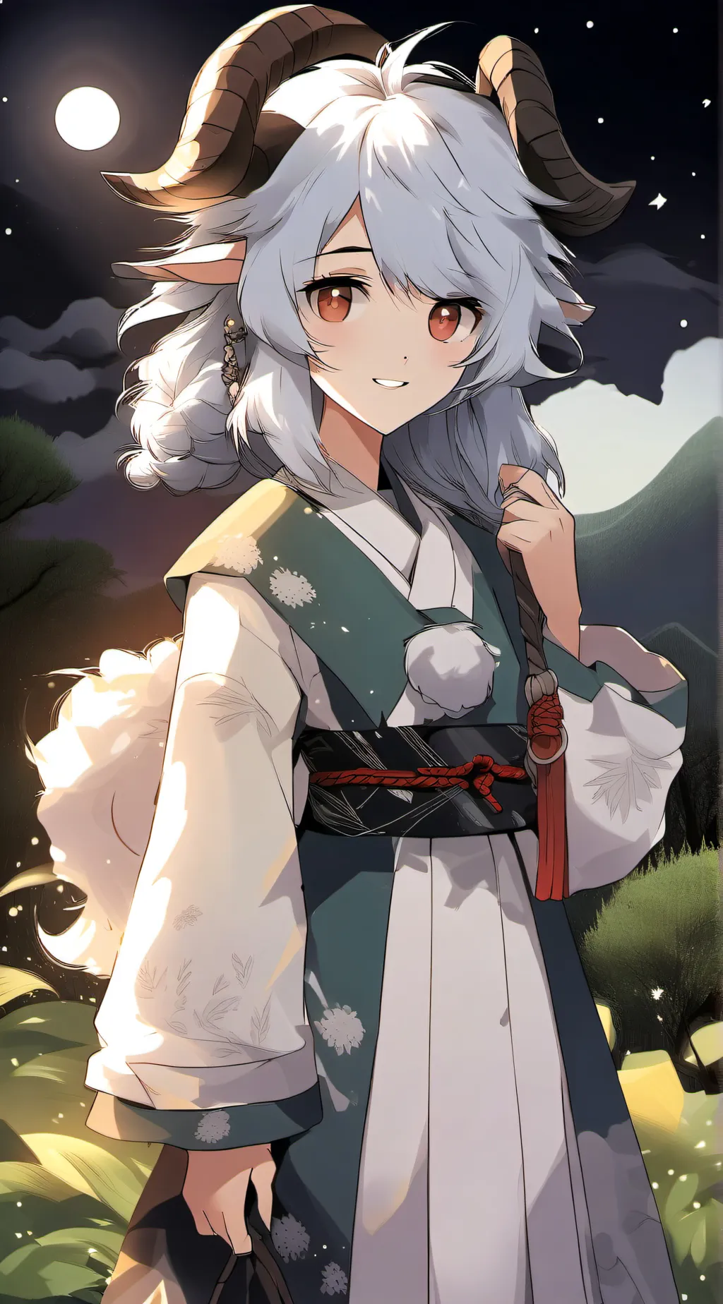 ai character: cocogoat background