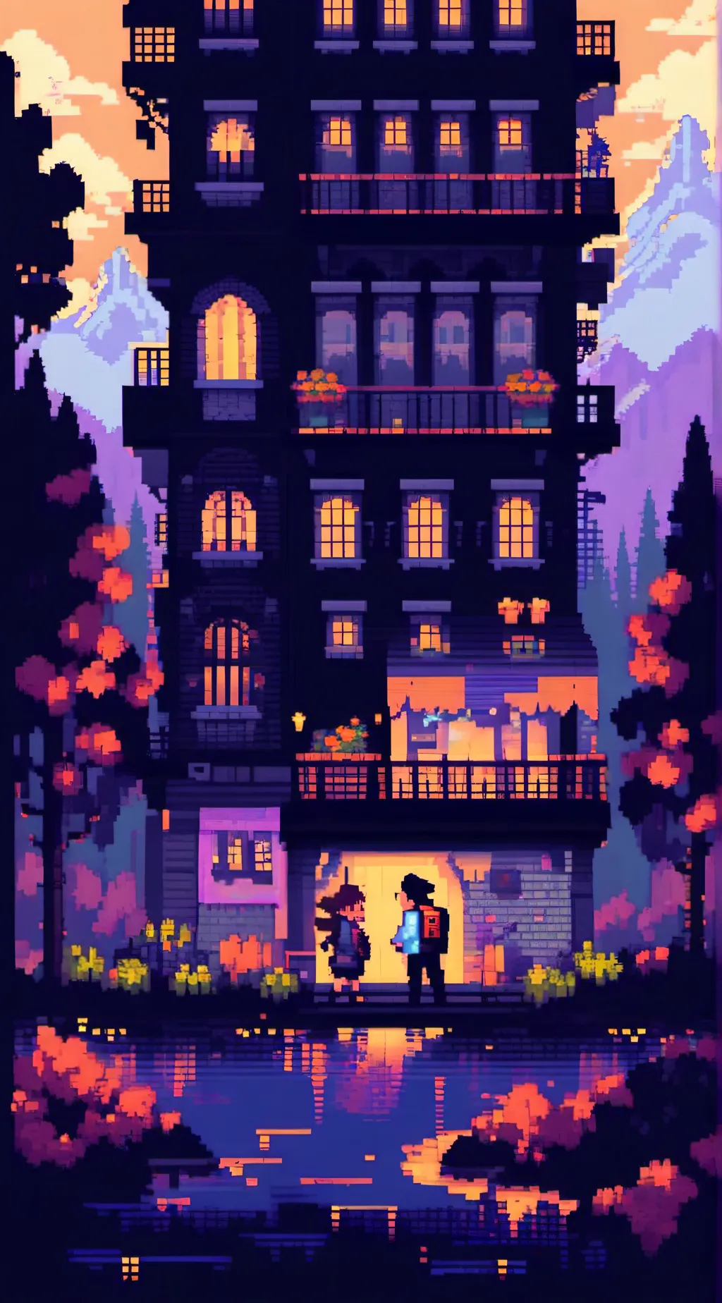 ai character: Guy background