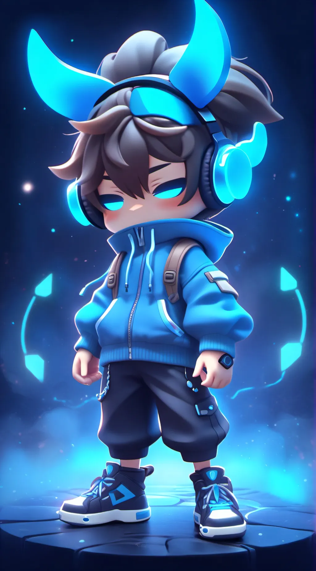 ai character: TomAu background