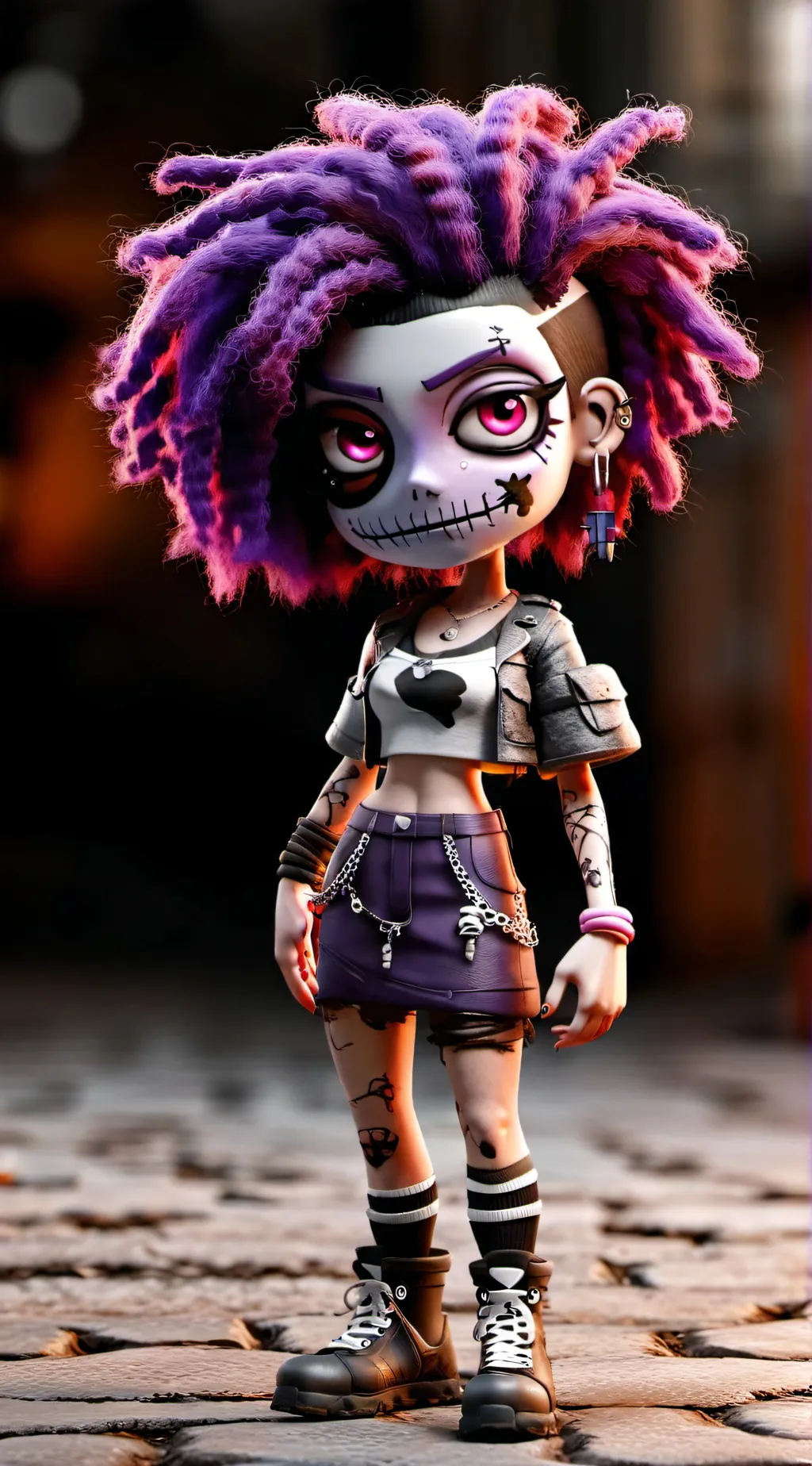 ai character: Emz (Brawl stars) background