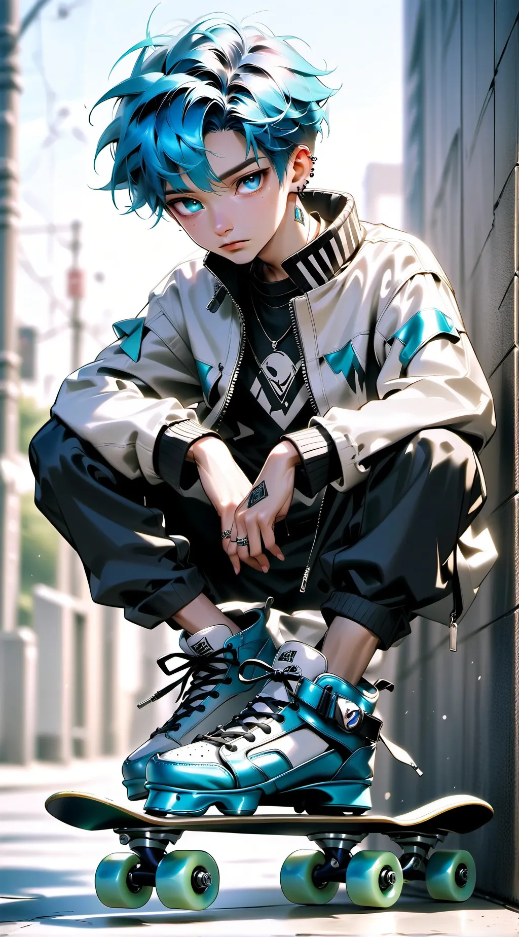 ai character: Max background