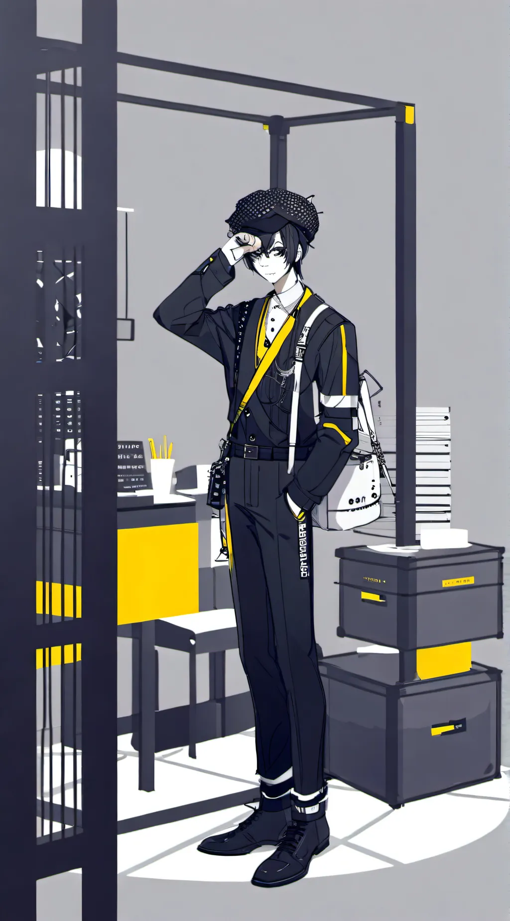 ai character: Dead plate  background