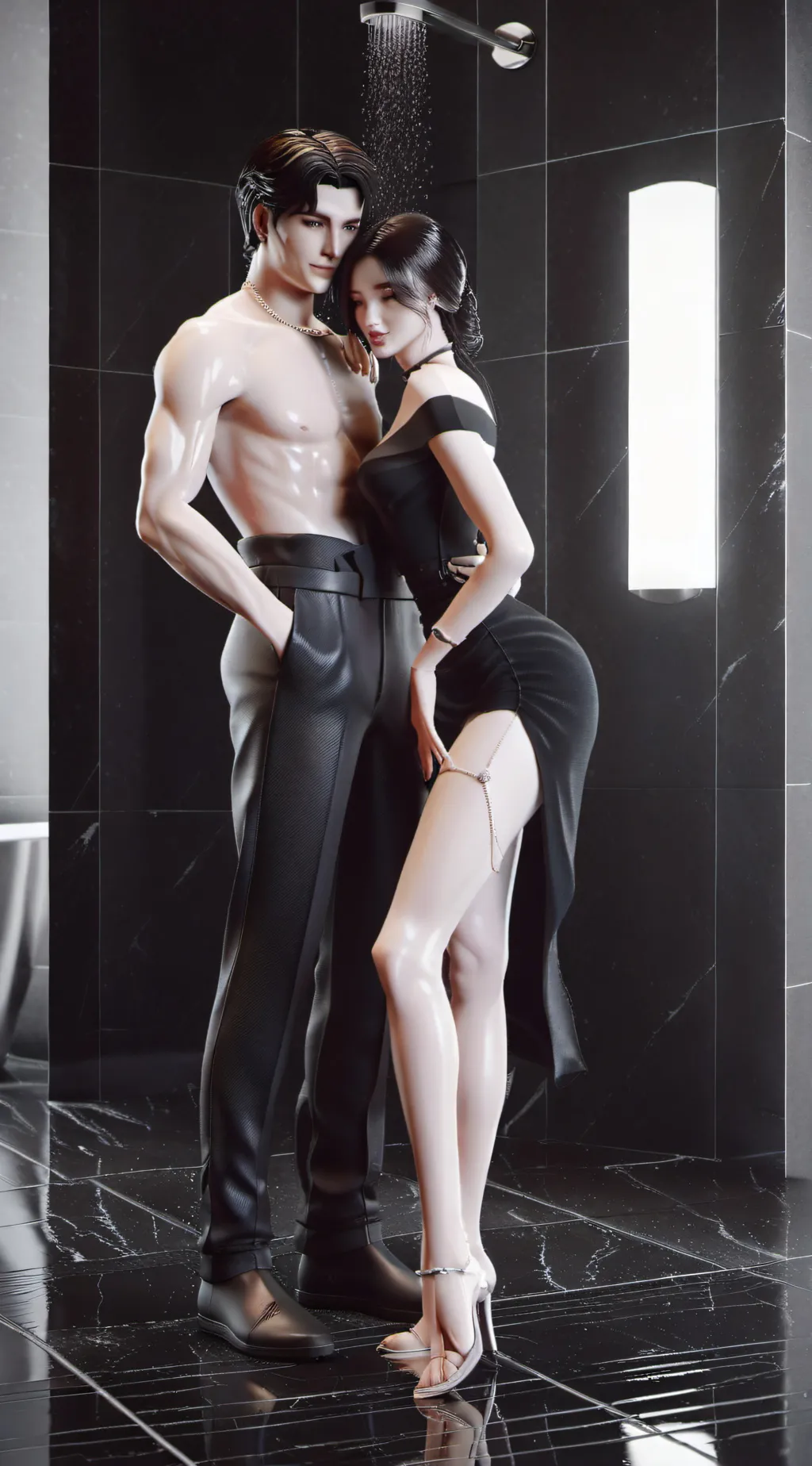 ai character: girlfriend background