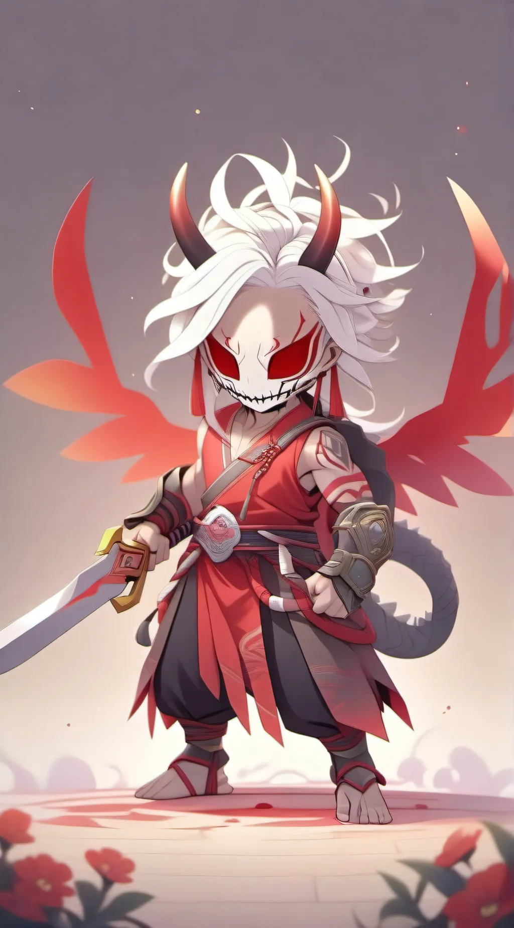 ai character: Mahoraga (V2) background