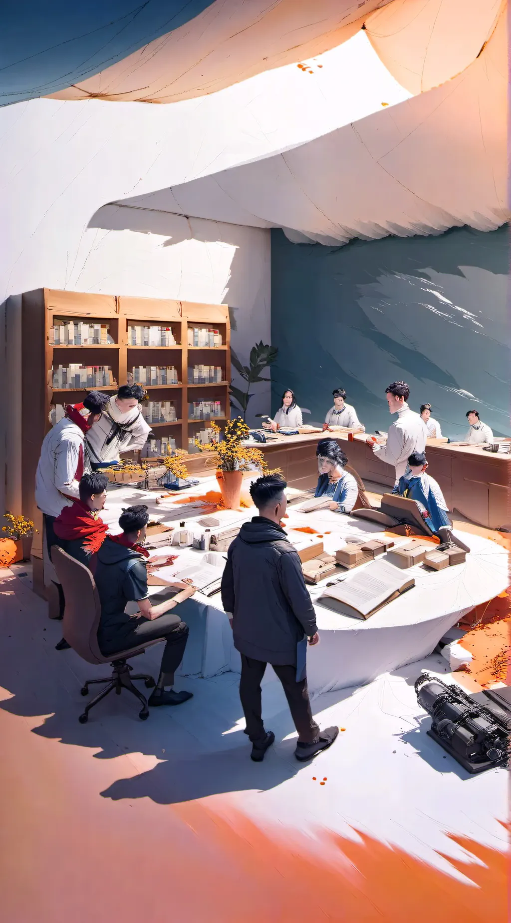 ai character: Facility 77  Pr. B background