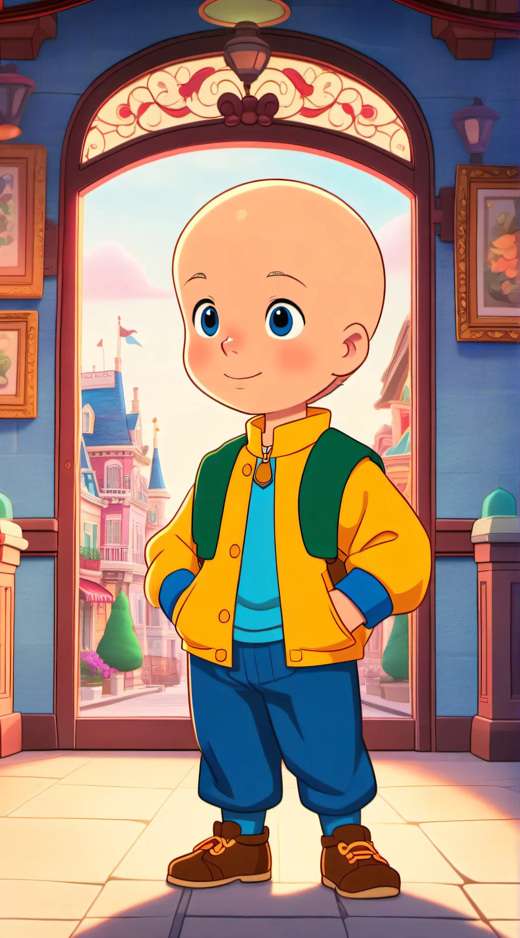 ai character: body swap  background