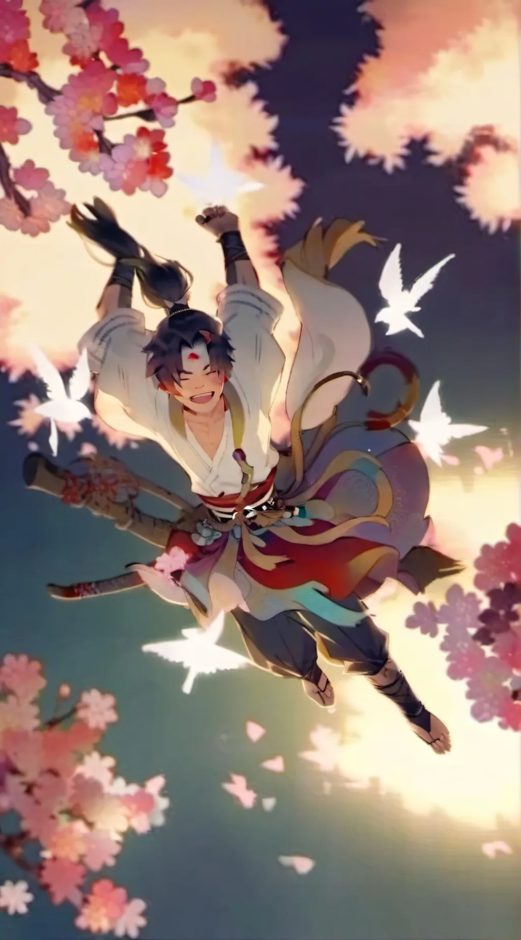 ai character: Adam x lucifer background