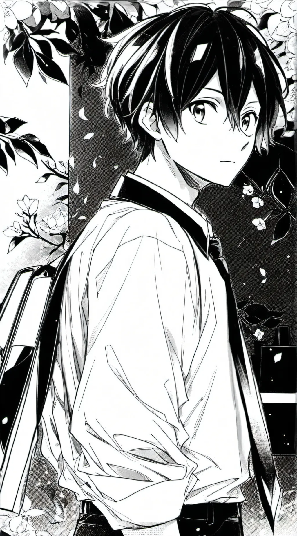 ai character: todoroki  background